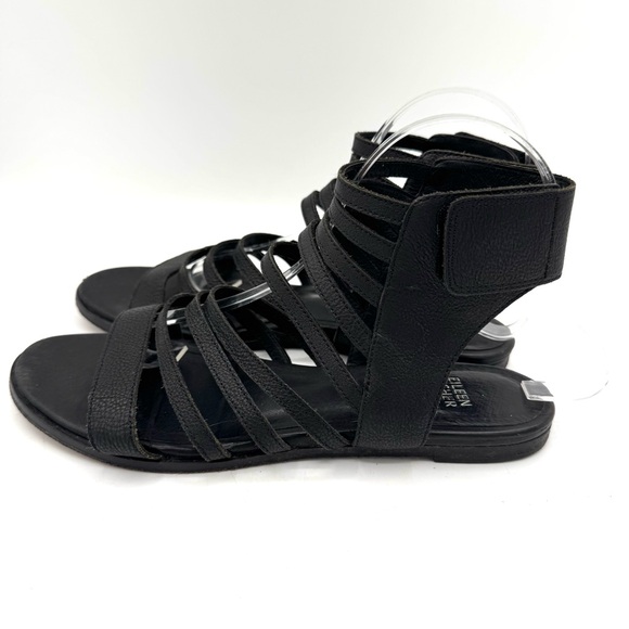 Eileen Fisher Black Strappy ankle Sandals - Picture 1 of 7
